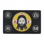 Патч ПВХ Икона Спас нерукотворный черный